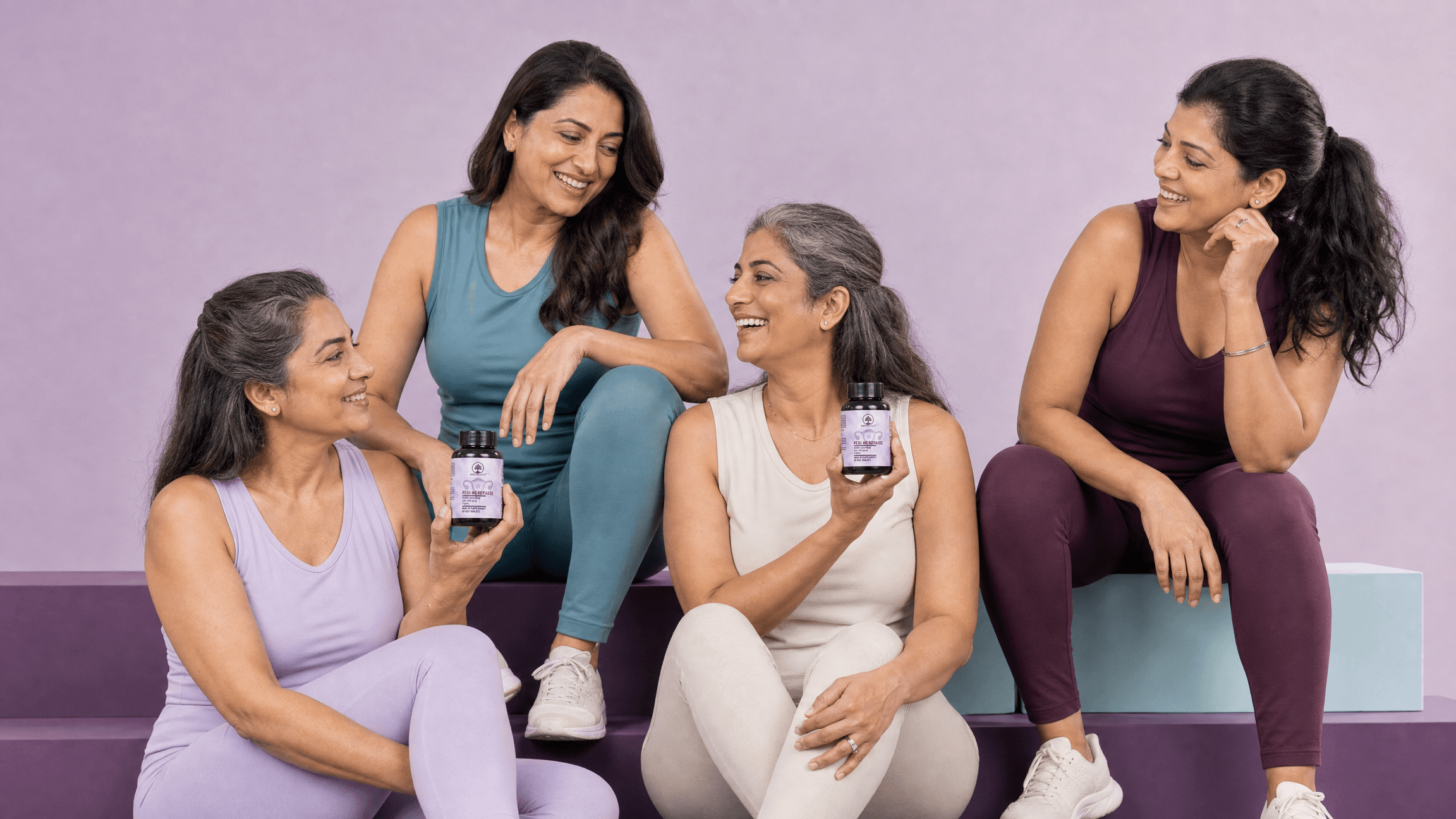 Women sharing a confident wellness moment with Rootellect Perimenopause Support