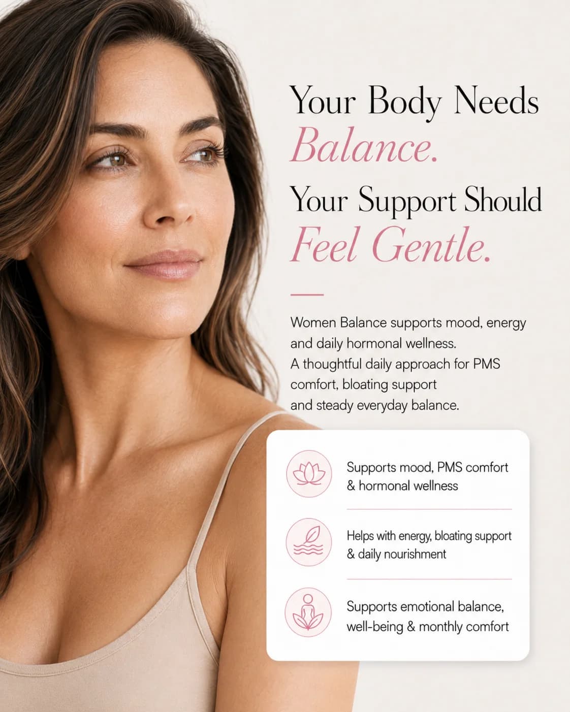 Women Balance hormonal wellness benefits overview