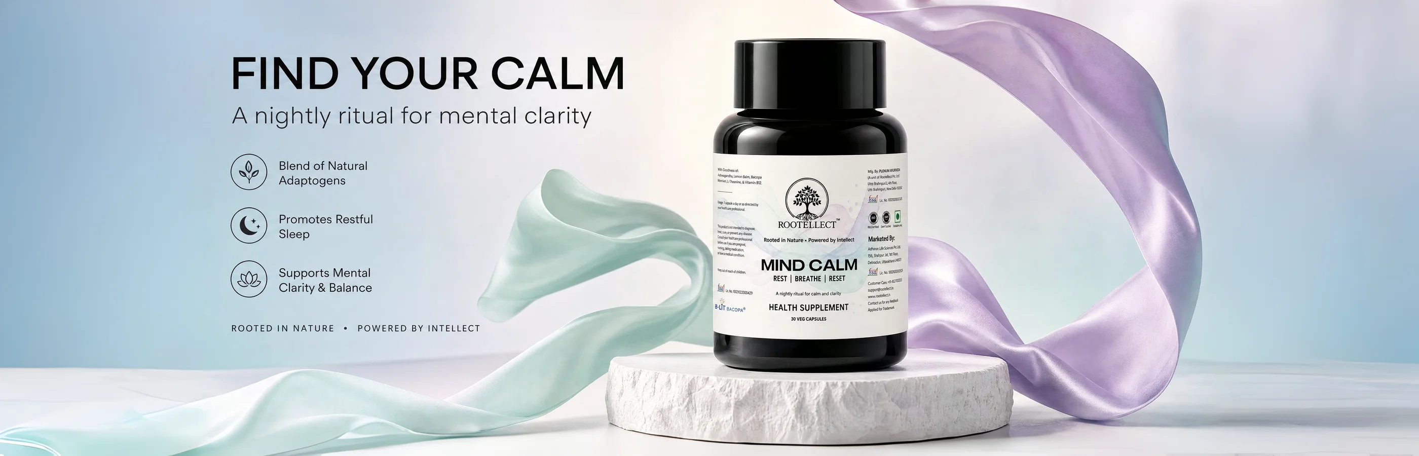 Rootellect Mind Calm — lifestyle