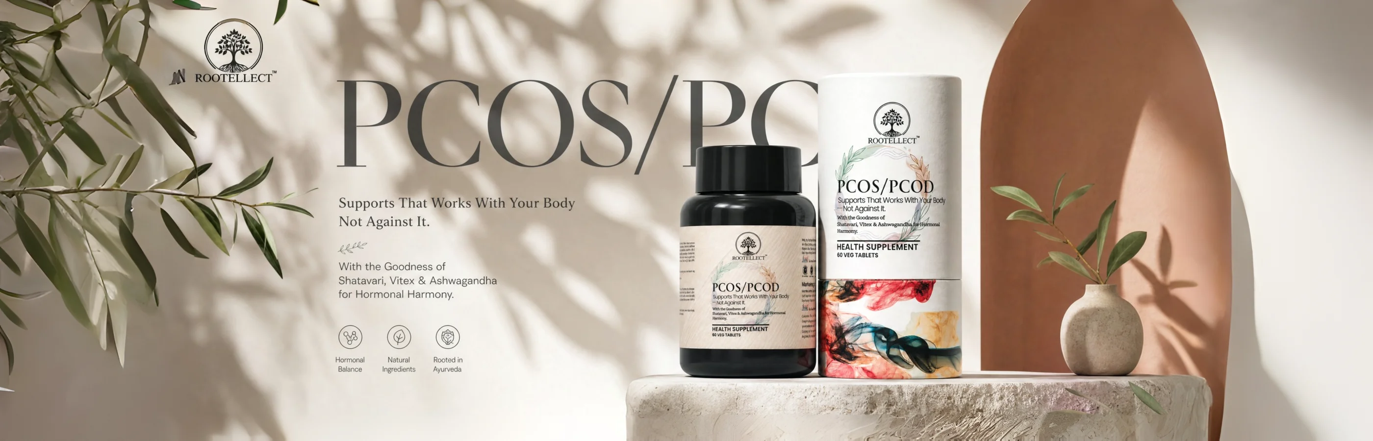 Rootellect PCOS & PCOD Support — premium
